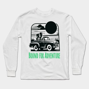 Journey Awaits - Sibling Road Trip Emblem Long Sleeve T-Shirt